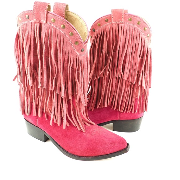smoky mountain boots Other - Smoky Mountain youth 5 Wisteria fringe suede boots